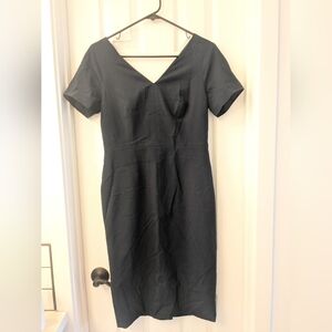 Banana Republic Classic Black Midi Dress